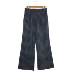 SLOBE IENA (スローブイエナ) ■ ⑤ 24030912411020 リネン混 スラックス パンツ レディース ネイビー 36