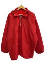 Champion (チャンピオン) ③ 80～90s USA製 裏ボア フーデッド ジップコーチジャケット メンズ レッド XL