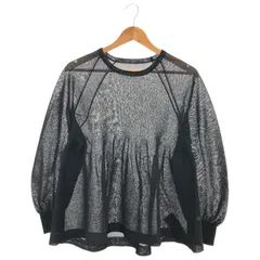 JOURNAL STANDARD relume (ジャーナルスタンダードレリューム) ★★ ① 25080462102010 シアーニットカーブスリーブプルオーバー レディース ブラック FREE