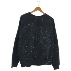 SUNNY SPORTS (サニースポーツ) ③ PAINT CREW SWEAT メンズ ブラック XL