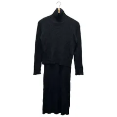 IENA (イエナ) ▲ ③ 15AWニットワンピース レディース ブラック FREE