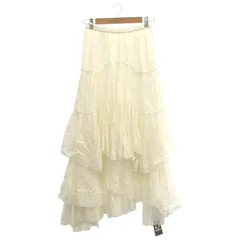 CASA FLINE (カーサフライン) ★★ ① 1213304078 コットンティアードスカート  レディース ホワイト FREE