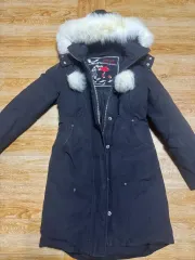 MOOSE KNUCKLES ムースナックルズ ダウンジャケット ロング丈 ブラック レディース