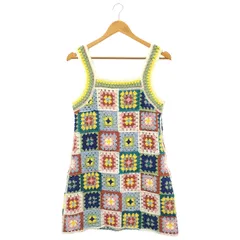 ー ■ ② 花柄ニットワンピース レディース マルチカラー ー