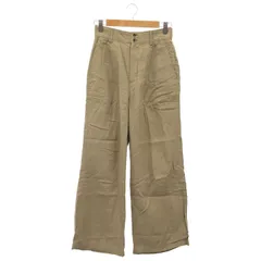 SLOBE IENA (スローブイエナ) ■■ ①② 25030912404010 リネン混イージースラックス  レディース ベージュ 36