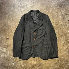 COMME des GARÇONS コムコム ポリ縮絨 ねじれロングジャケット COMME des GARCONS コムデギャルソンコムデギャルソン ポリ縮絨ノット