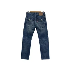 30 リーバイス 523 ストレート ヴィンテージ ウォッシュ ダメージ デニム パンツ