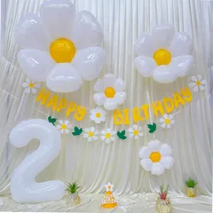 【在庫セール】2歳 誕生日 飾り付け、バースデー 飾り 誕生日 バルーン 飾り バルーンフラワー 誕生日 かざりつけ 女の子