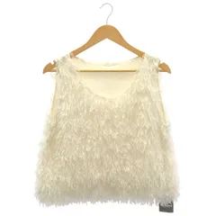 NOBLE (ノーブル) ★★ ③ 25051240710130 フェザーヤーンタンクトッププルオーバー レディース ホワイト FREE