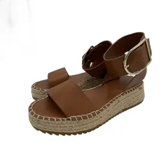 ZARA (ザラ) ② サンダル レディース ブラウン ー