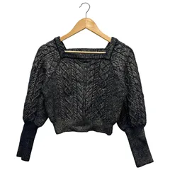 Lily Brown (リリーブラウン) ▲ ③ ニット レディース ネイビー ー