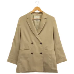 SLOBE IENA (スローブイエナ) ■ ①③ 23010912400010 ウォッシャブルダブルブレストジャケット レディース ベージュ 38