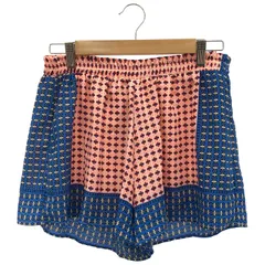 mahina ② 古着 水陸両用ショートパンツ レディース ブルー×オレンジ M