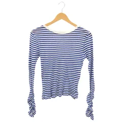 SLOBE IENA (スローブイエナ) ■ ①③ 24070912519040 フライスガーゼシャーリングロンTEE レディース ブルー FREE