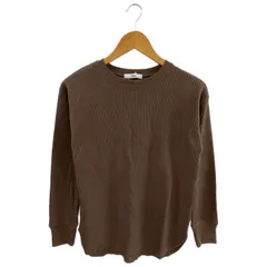 JOURNAL STANDARD relume (ジャーナルスタンダードレリューム) ▲ ③ 21070462300010  TCワッフルロングスリーブTシャツ レディース ブラウン FREE