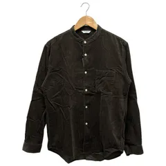 URBAN RESEARCH DOORS (アーバンリサーチドアーズ) ▲ ③ DR07-13Y701 コーデュロイバンドカラーシャツ メンズ ブラウン 40