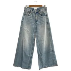 ZARA (ザラ) ▲ ⑤ ワイドデニムパンツ レディース ブルー 34