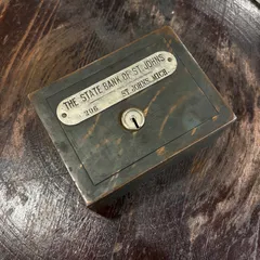 【W.F. BURNS CO.】〜40s Antique Money Bank "Japan Color Finished"