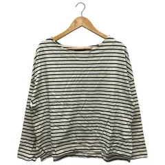 nano universe (ナノユニバース) ① ボーダーカットソー レディース ネイビー FREE