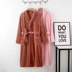 26大人気 秋冬レディース ふわふわ 暖かいガウン バスローブ 風呂上がり  着る毛布 寝間着