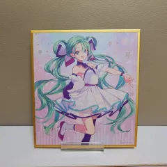 初音ミク みんなのくじ F賞 ミニビジュアル色紙
