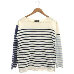 Le minor (ルミノア) ■ ① 切り替えボーダーカットソー レディース ブルー 3