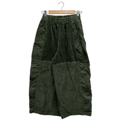 niko and... (ニコアンド) ③ 切り替えコーデュロイワイドパンツ レディース カーキ 3