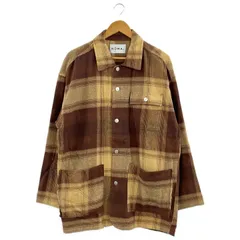 NOMA t.d. (ノーマティーディー) ③ N32-ID05 Cotton check coveralls メンズ ブラウン 2