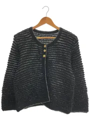 古着 ③ ラメカーディガン レディース ブラック FREE