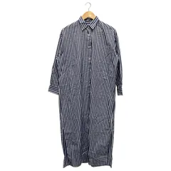 JOURNAL STANDARD L’essage (ジャーナルスタンダードレサージュ) ★ ① 20040370030010 ストライプ タイプライター シャツワンピース レディース ネイビー FREE