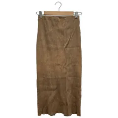 NOBLE (ノーブル) ▲ ③ 19060240902030 トタンテレコタイトスカート レディース キャメル 38