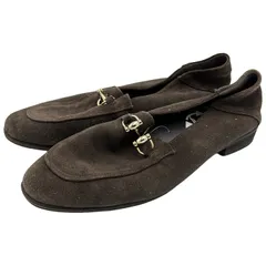 Le Talon GRISE (ルタロングリーズ) ▲ ③ スウェードローファー レディース ブラウン ー