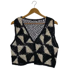 JOURNAL STANDARD (ジャーナルスタンダード) ★★ ①② 24080400331010 クロシェパターンベスト レディース ブラック FREE