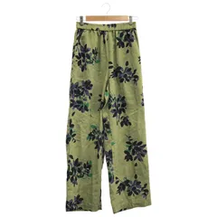 JOURNAL STANDARD relume (ジャーナルスタンダードレリューム) ■ ① 24030462708010 ペイントフラワープリントパンツ レディース グリーン FREE