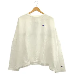Champion (チャンピオン) ■ ③ FWCT184006 バックプリントロングTシャツ レディース ホワイト M