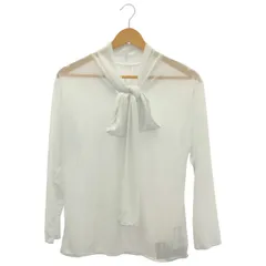 SLOBE IENA (スローブイエナ) ① 23070912115040 BIGシアーボウタイカットソー レディース ホワイト FREE