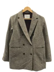 SLOBE IENA (スローブイエナ) ■ ③ 22010912404130 ツイードダブルジャケット レディース ブラウン FREE