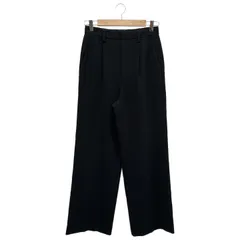 Spick & Span (スピックアンドスパン) ★★ ⑤ 24030200810010 ダブルクロスツータックパンツ レディース ブラック 36