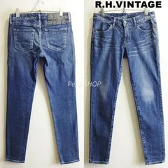 Ron Herman VINTAGE　ロンハーマン ヴィンテージ　W73cm / W25 / M　スーパースキニーデニム　日本製　レディース　R.H. VINTAGE　中濃ブルー