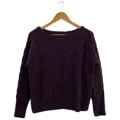 IENA (イエナ) ③ 17AW カシミヤ混ケーブルニット レディース ボルドー FREE