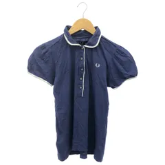 FRED PERRY (フレッドペリー) ■ ② SSポロシャツ レディース ネイビー ー