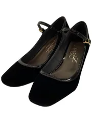 Le Talon (ルタロン) ■ ③ 6cmスクエアワンストラップパンプス レディース ブラック 24.0cm