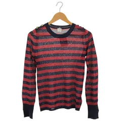 IENA LA BOUCLE (イエナラブークル) ★ ③ 2021 ボーダーニット レディース レッド ー