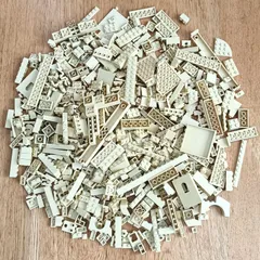 レゴ 正規品 中古 まとめ売り 約700g タン 大量 レゴブロック【管理番号：2931】