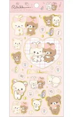 【新品】シール・ステッカー A柄 Makeup Rilakkumaテーマ シール 「リラックマ」