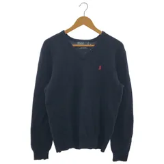 POLO RALPH LAUREN (ポロラルフローレン) ■ ③ 古着ニット レディース ネイビー M