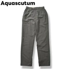 アクアスキュータム Aquascutum ストレッチ スラックス パンツ 11♪