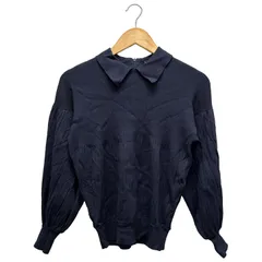 TORRAZZO DONNA 襟付きリブニット ★ ③ 21080910011430 襟付きニット レディース ネイビー FREE