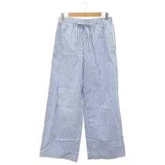 H&M (エイチアンドエム) ■ ② ストライプイージーパンツ レディース ブルー S