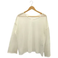 Spick & Span (スピックアンドスパン) ★ ① 25080200904020 手洗い可 / リネンミックス2WAYプルオーバー レディース ホワイト FREE